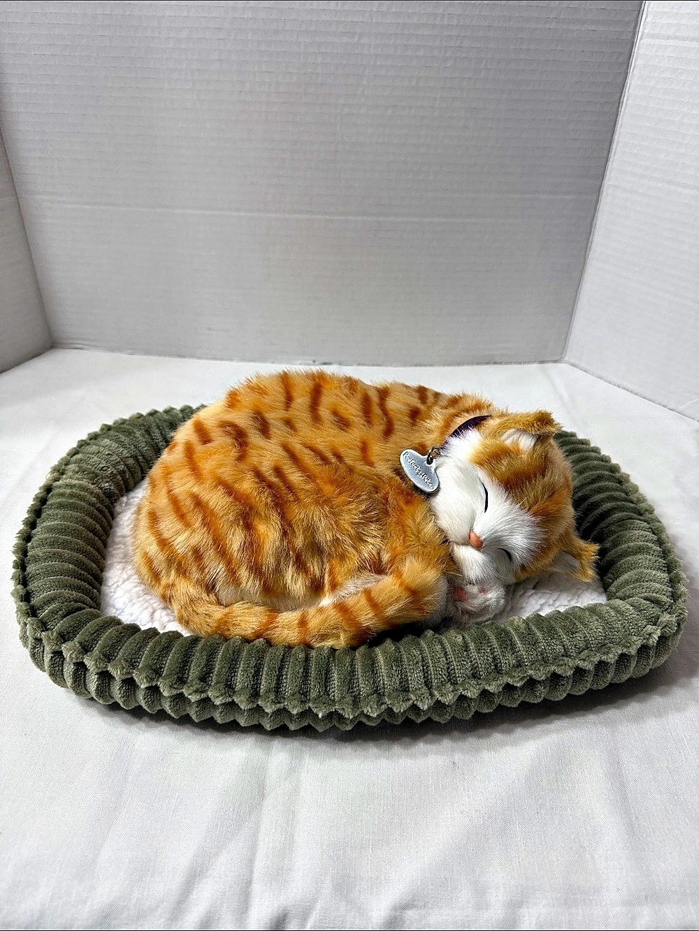 Perfect Petzzz Orange Tabby Kitty Cat Plush with Adoption Certificate Works